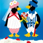 Pinguin Hochzeit