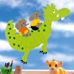 Fensterbild Drache