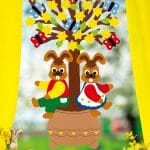 Blumentopf mit Hasen