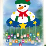 Schneemann auf Wolke