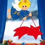 Engel mit Weihnachtsstern