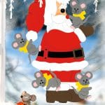 Weihnachtsmann mit Mäusen