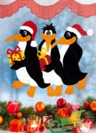 Pinguine Bescherung Trio