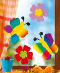 Schmetterlinge mit Blumen