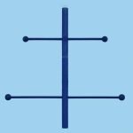 Kleines Fensterkreuz in blauer Farbe als Bastelzubehör zu vielen Motiven